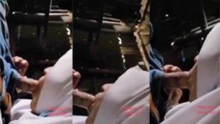 College Girl Sucking Dick And Fucking On School Bench Viral MMS